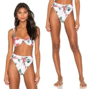 WeWoreWhat x Onia Riviera High Leg High Waist Bikini